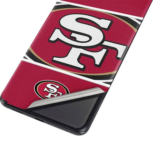 NFL San Francisco 49ers Zone Block Galaxy S21 Plus 5G Skin
